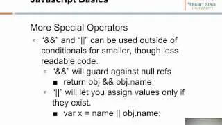 Lecture 5: Client Side Programming 1