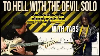 TO HELL WITH THE DEVIL SOLO - STRYPER LESSON (WITH TABS)