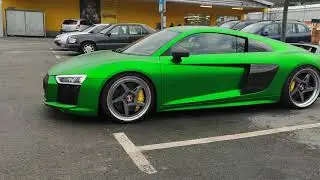 Audi R8 V10 Plus Gr&uuml;n Chrom matt 21 Zoll Felgen