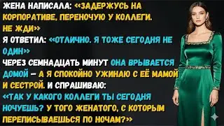 «НЕ ЖДИ, НОЧУЮ У КОЛЛЕГИ» — НАПИСАЛА ЖЕНА. ПОСЛЕ МОЕГО ОТВЕТА ОНА ПРИЕХАЛА ЧЕРЕЗ 17 МИНУТ