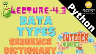 4.3.Sequence and Dictionary data type in Python || CBSE Class 11th || Beginner's Tutorial in Hindi