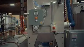 Twin Spindle Automated Grit Blasting Machine for Medical Implants