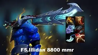 F5.Illidan Sven 8800 mmr perfect game 6.88e