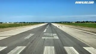 Boeing 737 cockpit takeoff Rimini
