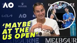Aryna Sabalenka TEASES a Djokovic team up | AO 2026 | Wide World of Sports