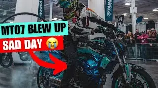 MT07 BLOWS UP MID SHOW