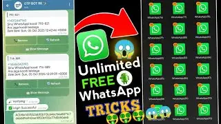 Unlimited Free whatsapp number tricks 😱 | fake  unlimited whatsapp number tricks😱|#whatsapp@ManojDey