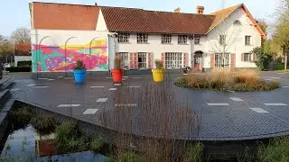 Muurschildering Noor Schwalbach