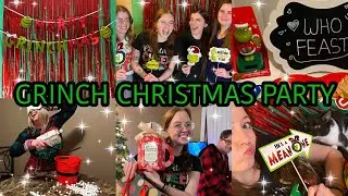 HOW THE GIRLS STOLE CHRISTMAS PARTY | Grinch Themed Christmas Party | AshMas 2022