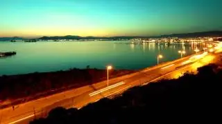 TIME LAPSE - ELEUSIS GULF (ELEFSINA ATTICA GREECE)