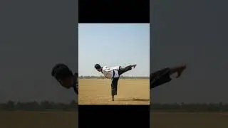 Taekwondo Back Kick Knockout 💪 | Taekwondo Back Kick 🥋 | #taekwondo #martialarts #kick  #karate