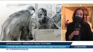Proc&egrave;s des attentats de Paris : la diffusions des images des sc&egrave;nes des attentats
