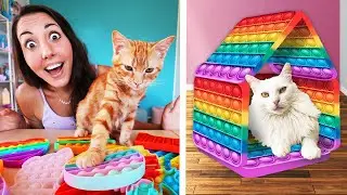I NOSTRI CUCCIOLI GIOCANO CON I POP IT PER LA PRIMA VOLTA! *fidget pop it challenge*