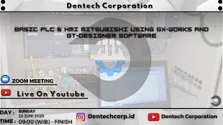 Basic PLC & HMI Mitsubishi Using GX-Works and GT-Designer Software
