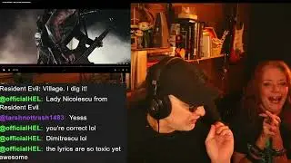In This Moment - Sick Like Me (реакция в прямом эфире)