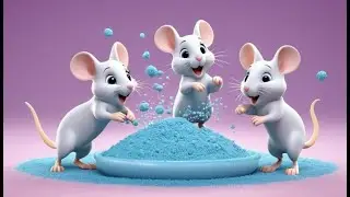 Three Blind Mice in the Kitchen | English Nursery Rhyme | Kids Songs | Baby Learning Music