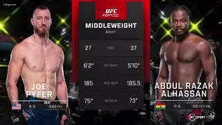 Joe Pyfer vs Abdul Razak Alhassan | Highlights before the match