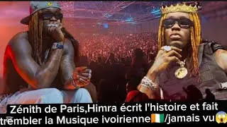 🚨Incroyable du jamais vu dans le Rap ivoire#Himra fait encore parle de lui,casse le Zénith de Paris