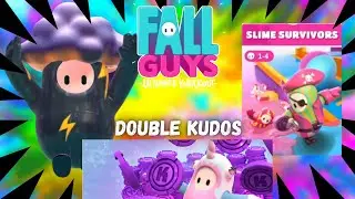 FALL GUYS SEASON 3 DOUBLE KUDOS | SLIME SURVIVORS RETURNS AGAIN