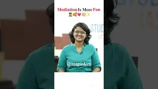 Mediation Is More Fun🥰| Reenu Anna Mathew(Rank 81)🌟 | upsc interview #shorts