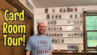 New Sports Card Shelves Are Up! Card Room Tour Number 3!