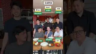 LANGUAGE CHALLENGE, BAHASA JAWA DAN INGGRIS VS BAHASA NADA (MANDARIN, TIOCIU, HOKKIAN, KHEK)