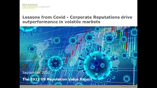 US Reputation Dividend September event - Lessons from the pandemic, Simon Cole