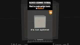 Pro Blender Trick: Perfectly Inset Faces in Seconds!