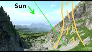 Glider Sim - Dev Log - The Role of Sun Angle in Thermal Formation!