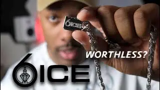 Бриллиантовый зубец 6ICE 15 мм из кубинского белого золота