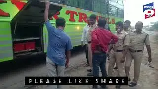 RTA officials inspect private buses at Big Amberpet ORR ..