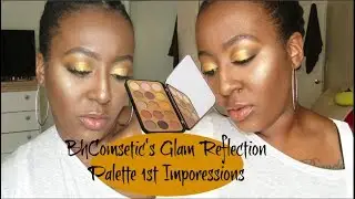 BH COSMETICS GLAM REFLECTION GILDED PALETTE REVIEW !!| MAKEUP TUTORIAL