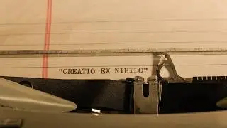 CREATIO EX NIHILO