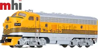 m&auml;rklin 30601 US-Diesellok EMD F7 A-Unit DRGW | MHI | mfx | Spur H0