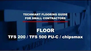 Epoxidharzboden mit Chips herstellen | TechniArt Floor System 200 & 500 PU-C Chips Max