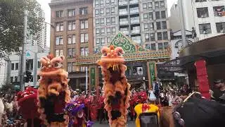 Lion 🦁 Dance for Lunar New Year #travel #luckyxplorer #events #liondance #lunarnewyear #chinatown