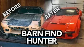 BEFORE & AFTER: De Tomaso Pantera restored after 35 years in storage | Barn Find Hunter - Ep. 97