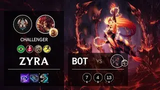 Zyra Bot vs Lucian - BR Challenger Patch 10.10