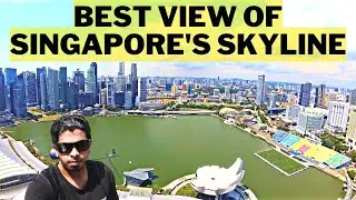 BEST VIEW OF SINGAPORE'S CITYSCAPE | MARINA BAY SANDS SKYPARK OBSERVATORY DECK #singapore #marinabay
