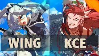 GBVSR:🔥Wing (Meg) Vs kCe (Wilnas)🔥| High Level Gameplay.