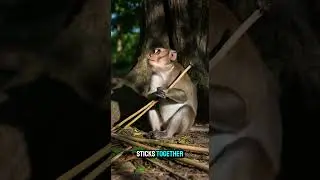 The Monkey and Bananas 🍌🐒 | Never Give Up #viral #youtubeshorts #shorts #trending #foryou #usashorts