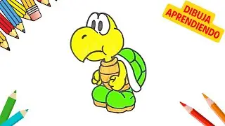 Como Dibujar una TORTUGA 🐢 KOOPA TROOPA