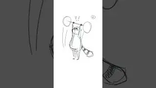 silly little animation of something a coworker said #animationfun #artistlife