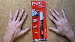 Drawing with a Milwaukee Paint Marker for the First Time