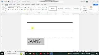MS Word Tricks