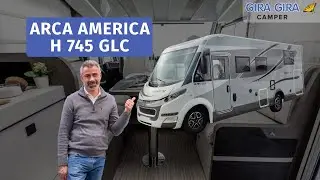 🚐 Arca America H 745 GLC (2026) | Motorhome 7,47 m &bull; Fiat Ducato 180 CV Auto &bull; Letto nautico