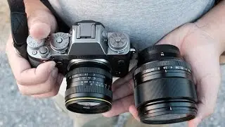 เทียบเลนส์ขำๆ: fuji XF56mm f1.2 R ปะทะ Kamlan50mm f1.1