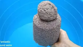Dusty crunchy gritty cement Crumble dipping sauce water 💦 dry on paste asmr 