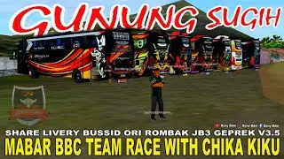 Mabar bussid || Bbc team race with Chika