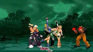 Bass & Ken VS Kim & Malin - INSANE FIGHT 🔥 | CAPCOM VS SNK EVOLUTION KORE 🥊🎮 #MUGEN  #FightingGames
